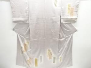 短冊に椿・梅模様刺繍訪問着